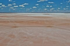 View of Lake Ballard and Inside Australia art in Western Australia