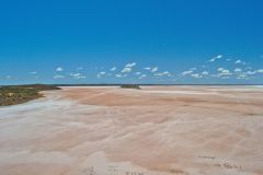 View of Lake Ballard and Inside Australia art in Western Australia