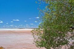 View of Lake Ballard and Inside Australia art in Western Australia