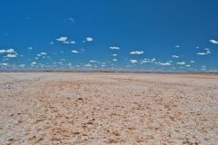 View of Lake Ballard and Inside Australia art in Western Australia