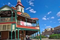 View of the town of Kalgoorlie in Western Australia