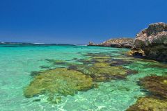 Beach scene at Rottnest Island, Western Australia