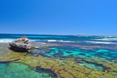 Beach scene at Rottnest Island, Western Australia