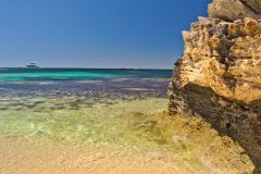 Beach scene at Little Parakeet Bay, Western Australia