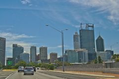 Perth CBD in Western Australia
