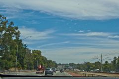 Road into the Outback north of Perth, Western Australia