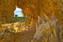 Landscape in the Pinnacles National Park, Western Australia