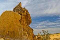 Landscape in the Pinnacles National Park, Western Australia