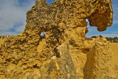 Landscape in the Pinnacles National Park, Western Australia