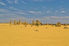 Landscape in the Pinnacles National Park, Western Australia