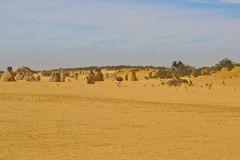 Landscape in the Pinnacles National Park, Western Australia