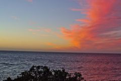Colorful sunset ove rthe Indian Ocean in Western Australia