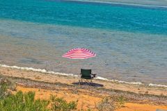 Beach scene at Big Lagoon, Shark Bay, Western Australia
