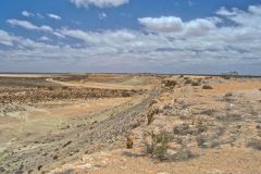 Landscape in the Outback north of Shark Bay, Western Australia
