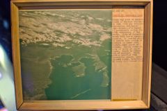 Analogue space picture of Shark Bay at Carnarvon Space and Technology Museum, Carnarvon, Western Australia