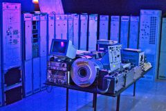 Old technical equipment at Carnarvon Space and Technology Museum, Carnarvon, Western Australia
