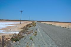 At the Lake Macleod north of Carnarvon, Western Australia