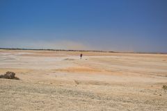 At the Lake Macleod north of Carnarvon, Western Australia