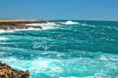 Quobba Blow Holes north of Carnarvon, Western Australia