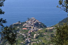 Hiking from Vernazza to Corniglia in Cinque Terre Italy