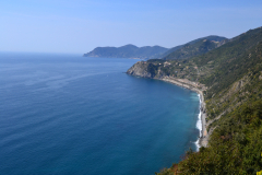 Hiking from Vernazza to Corniglia in Cinque Terre Italy