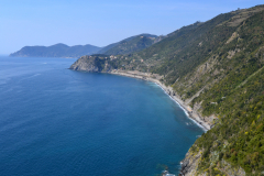 Hiking from Vernazza to Corniglia in Cinque Terre Italy