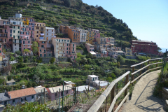 Hiking from Vernazza to Corniglia in Cinque Terre Italy