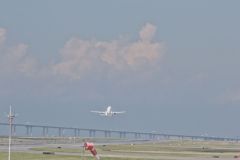 Planes starting from Hong Kong Airport