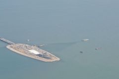 Construction work offshore Hong Kong