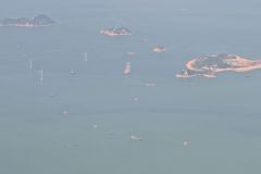 Scenery offshore Hong Kong
