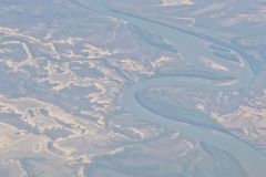 View of Australia from the plane to Sydney