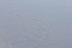 View of Australia from the plane to Sydney