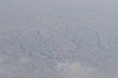 View of Australia from the plane to Sydney