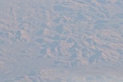 View of Australia from the plane to Sydney