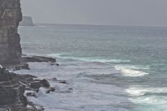 Cliffs to the Tasman Sea in Winter at South Head Sydney, Australia