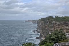 Cliffs to the Tasman Sea in Winter at South Head Sydney, Australia