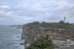 Cliffs to the Tasman Sea in Winter at South Head Sydney, Australia