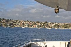 Scenery around Sydney Cove taken from the ferry in Sydney, Australia
