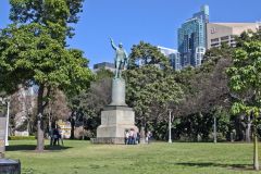 View in the Royal Botanical Garden Sydney, Australia