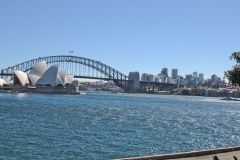 Opera House and Sydney Harbour Bridge taken from the Royal Botanical Garden Sydney, Australia