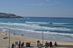 Scenery on a walk from Bondi Beach to Cape Banks in Winter in Sydney, Australia