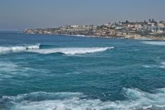 Scenery on a walk from Bondi Beach to Cape Banks in Winter in Sydney, Australia