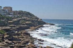 Scenery on a walk from Bondi Beach to Cape Banks in Winter in Sydney, Australia
