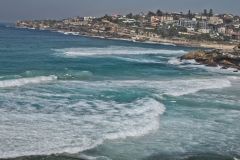 Scenery on a walk from Bondi Beach to Cape Banks in Winter in Sydney, Australia