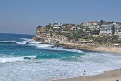 Scenery on a walk from Bondi Beach to Cape Banks in Winter in Sydney, Australia