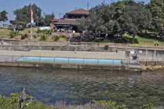 Scenery on a walk from Bondi Beach to Cape Banks in Winter in Sydney, Australia
