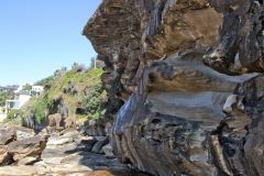 Scenery on a walk from Bondi Beach to Cape Banks in Winter in Sydney, Australia