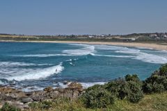 Scenery on a walk from Bondi Beach to Cape Banks in Winter in Sydney, Australia