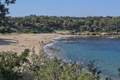 Scenery on a walk from Bondi Beach to Cape Banks in Winter in Sydney, Australia