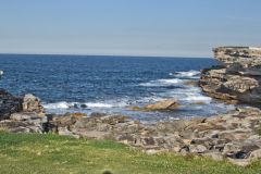 Scenery on a walk from Bondi Beach to Cape Banks in Winter in Sydney, Australia